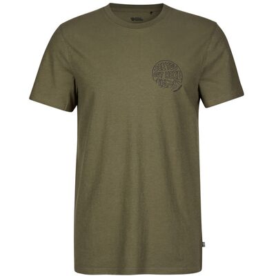 Fjällräven Hemp Blend Out Here T-shirt M - Green - Miehet - L Miesten Size: L Fjällräven Hemp Blend Out Here T-shirt M - Green - Miehet - L Miesten Size: L