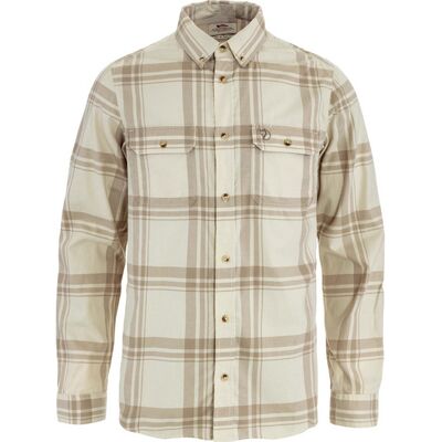 Fjällräven Övik Lite Flannel Shirt M - Chalk White-fossil - Miehet - L Size: L Fjällräven Övik Lite Flannel Shirt M - Chalk White-fossil - Miehet - L Size: L