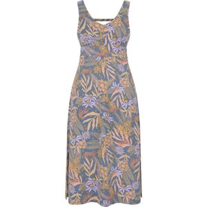 Sherpa Neha Midi Dress - Haze Tiger Floral - Naiset - L Size: L Sherpa Neha Midi Dress - Haze Tiger Floral - Naiset - L Size: L