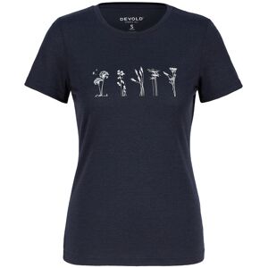 Devold Classic Flowers Tee Wmn - Ink - Naiset - XL Size: XL Devold Classic Flowers Tee Wmn - Ink - Naiset - XL Size: XL