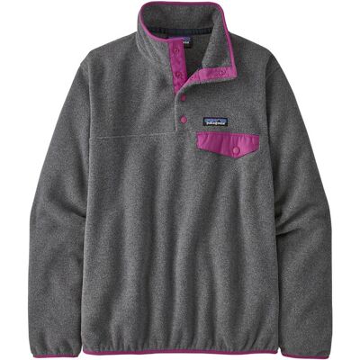 Patagonia W's Lw Synch Snap-t P/o - Nickel W/amaranth Pink - Naiset - M Naisten Size: M Patagonia W's Lw Synch Snap-t P/o - Nickel W/amaranth Pink - Naiset - M Naisten Size: M