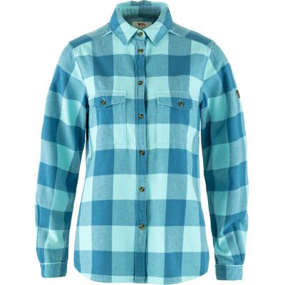 Fjällräven Övik Heavy Flannel Shirt W - Dawn Blue-breeze Blue - Naiset - M Naisten Size: M Fjällräven Övik Heavy Flannel Shirt W - Dawn Blue-breeze Blue - Naiset - M Naisten Size: M