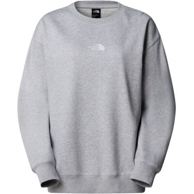 The North Face W Essential Oversize Crew - Tnf Light Grey Heather - Naiset - L Naisten Size: L The North Face W Essential Oversize Crew - Tnf Light Grey Heather - Naiset - L Naisten Size: L