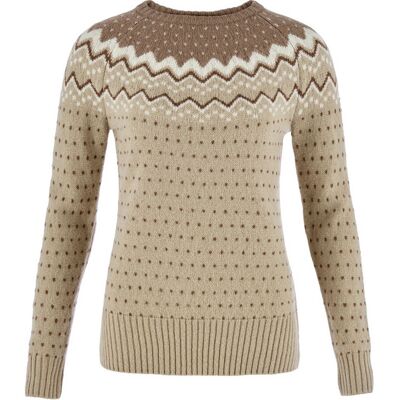 Fjällräven Övik Knit Sweater W - Fossil-suede Brown - Naiset - XXS Naisten Size: XXS Fjällräven Övik Knit Sweater W - Fossil-suede Brown - Naiset - XXS Naisten Size: XXS