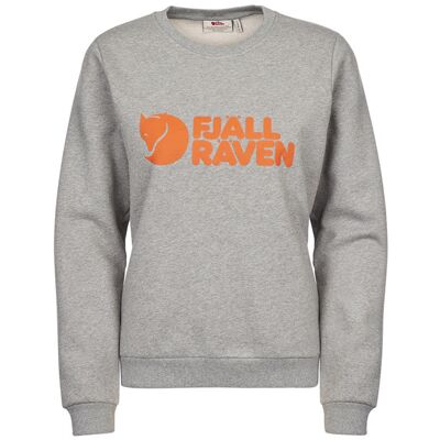 Fjällräven Logo Sweater W - Grey-melange - Naiset - XXS Naisten Size: XXS Fjällräven Logo Sweater W - Grey-melange - Naiset - XXS Naisten Size: XXS