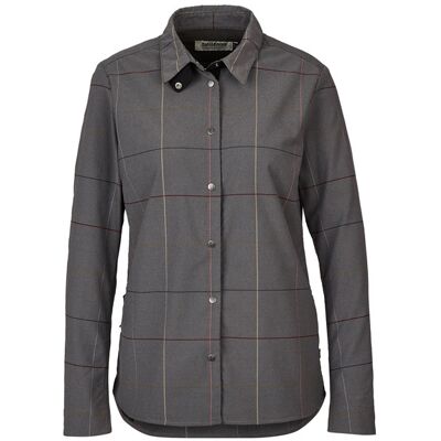 Fjällräven S/f Rider's Flannel Shirt Ls W - Grey Flag Window - Naiset - XL Size: XL Fjällräven S/f Rider's Flannel Shirt Ls W - Grey Flag Window - Naiset - XL Size: XL