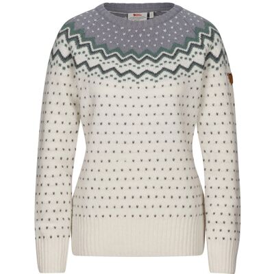 Fjällräven Övik Knit Sweater W - Chalk White-flint Grey - Naiset - XXS Naisten Size: XXS Fjällräven Övik Knit Sweater W - Chalk White-flint Grey - Naiset - XXS Naisten Size: XXS