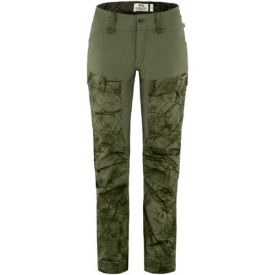 Fjällräven Keb Trousers Curved W - Green Camo-laurel Green - Naiset - 46/L Naisten Size: 46/L Fjällräven Keb Trousers Curved W - Green Camo-laurel Green - Naiset - 46/L Naisten Size: 46/L