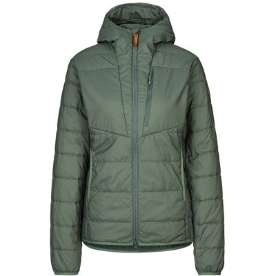 Fjällräven Keb Padded Hoodie W - Patina Green - Naiset - L Naisten Size: L Fjällräven Keb Padded Hoodie W - Patina Green - Naiset - L Naisten Size: L