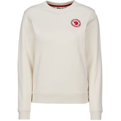 Fjällräven 1960 Logo Badge Sweater W - Chalk White - Naiset - M Size: M Fjällräven 1960 Logo Badge Sweater W - Chalk White - Naiset - M Size: M