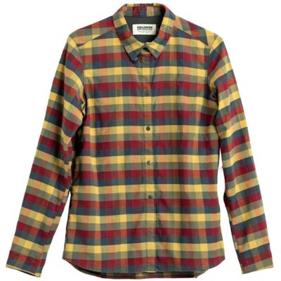 Fjällräven S/f Rider's Flannel Shirt Ls W - Flag Check - Naiset - L Size: L Fjällräven S/f Rider's Flannel Shirt Ls W - Flag Check - Naiset - L Size: L