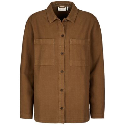 Fjällräven Singi Flannel Overshirt W - Wood Brown - Naiset - S Size: S Fjällräven Singi Flannel Overshirt W - Wood Brown - Naiset - S Size: S