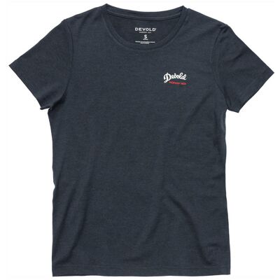 Devold Classic Script Tee Wmn - Ink - Naiset - M Size: M Devold Classic Script Tee Wmn - Ink - Naiset - M Size: M