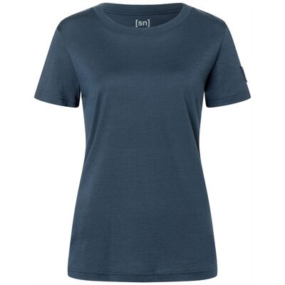 Supernatural W Casual Rib Bio J Tee - Blueberry - Naiset - M Size: M Supernatural W Casual Rib Bio J Tee - Blueberry - Naiset - M Size: M
