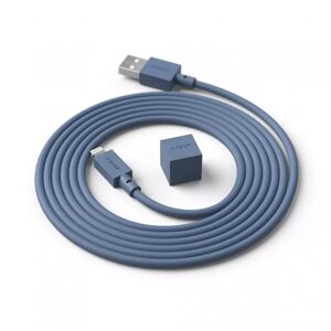 Avolt Latausjohto Cable 1 - USB-A ja Apple Lighting Ocean Blue