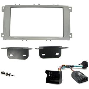 Connects2 Ford Focus/Mondeo 2007- 2-DIN soittimen asennussarja (hopea) Connects2 Ford Focus/Mondeo 2007- 2-DIN soittimen asennussarja (hopea)