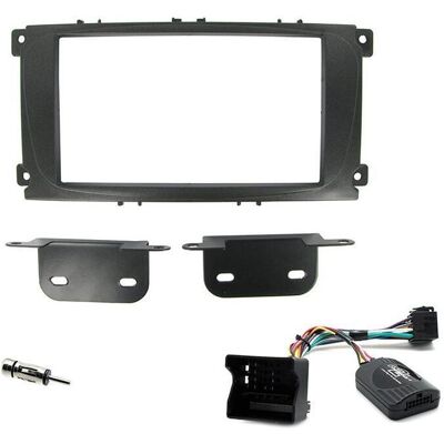 Connects2 Ford Focus/Mondeo 2007- 2-DIN soittimen asennussarja (musta) Connects2 Ford Focus/Mondeo 2007- 2-DIN soittimen asennussarja (musta)