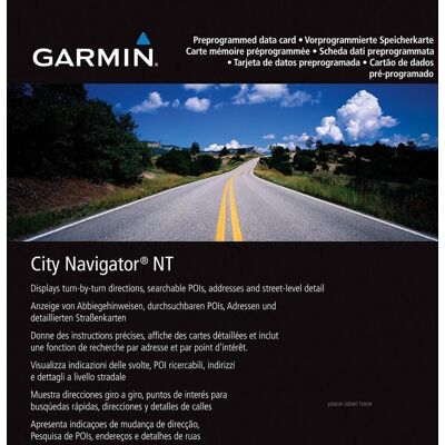 Garmin City Navigator Europe NT - Navigointikartta Garmin City Navigator Europe NT - Navigointikartta