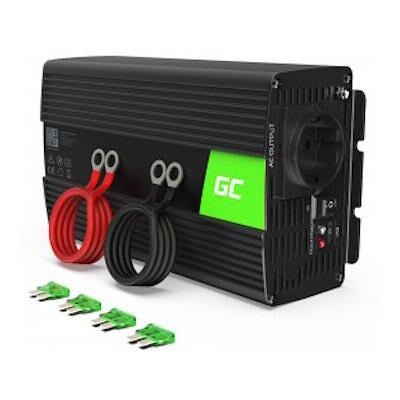 Green Cell puhdas siniaalto invertteri 1000W 24V Green Cell puhdas siniaalto invertteri 1000W 24V