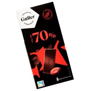 Suklaalevy Galler Dark 70%, 80 g