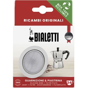 Bialetti tiiviste ja suodatinkori induktioliedelle sopiviin 3 kupin mutteripannuihin