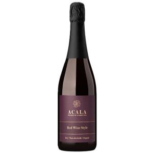 Luomu hieno kuohuva fermentoitu teejuoma ACALA Premium Kombucha Red Wine Style, 750 ml