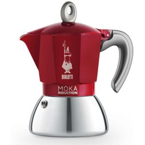 Mutteripannu Bialetti Moka Induction Red 4 cups