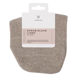 Loelle Organic Skincare Scrub Glove Linen