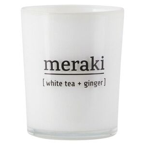 Meraki Scented Candle White Tea & Ginger 60g