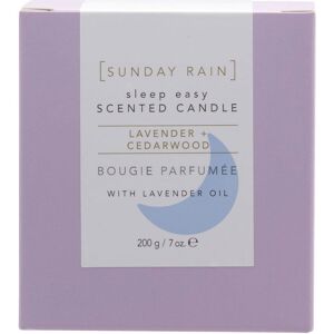 Sunday Rain Sleep Easy Scented Candle Lavender & Cedarwood 200 g