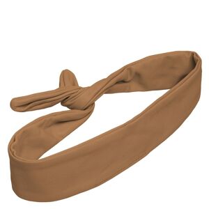 Corinne Leather Hairband Wire ─ Camel