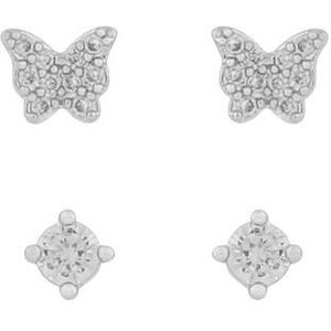 Snö Of Sweden Vega Earring Set – Silver/Clear