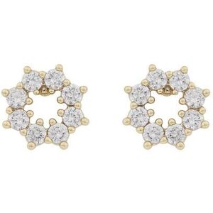 Snö Of Sweden Wish Earrings 9 mm – Gold/Clear