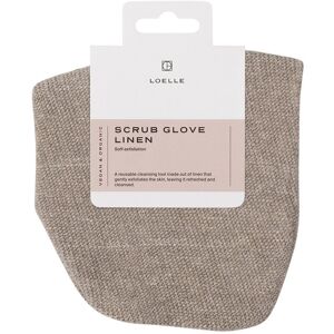 Loelle Organic Skincare Scrub Glove Linen