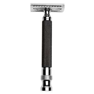 Depot No. 733 Vintage Black & Silver Razor