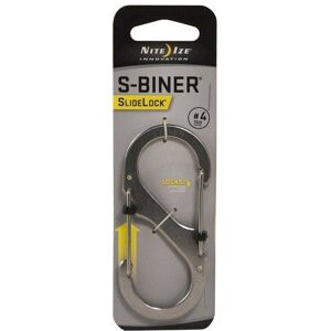 Nite Ize S-biner Slidelock #4 Stainless - NONE