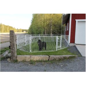 koiratarvikkeet Jämpti Pro MINI-tarhapaketti / 6 x 4 m (1+9) / Tummanharmaa