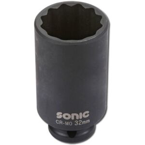Iskuhylsy Sonic 1/2" 36 Mm 12-Kulmainen Syvä Iskuhylsy Sonic 1/2" 36 Mm 12-Kulmainen Syvä