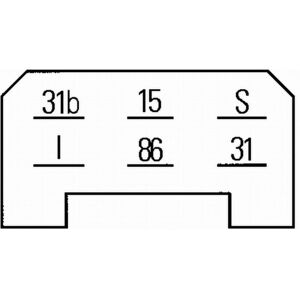 Rele, Tihkukytkin Hella 5wg 002 450-301 Rele, Tihkukytkin Hella 5wg 002 450-301