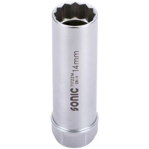Hylsy 3/8" 12-Kulmainen Sonic 4 Mm 12-Kulmainen (Sytytystulppiin Jousilukolla) Hylsy 3/8" 12-Kulmainen Sonic 4 Mm 12-Kulmainen (Sytytystulppiin Jousilukolla)
