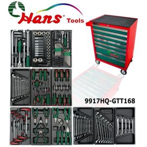 HANS 168-osainen työkalukärry - Työkalusarja HANS 168-osainen työkalukärry - Työkalusarja