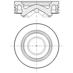 Mäntä Mahle 061 Pi 00138 000 Mäntä Mahle 061 Pi 00138 000