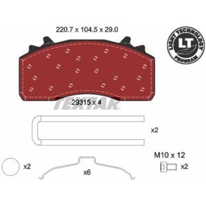 TEXTAR 2931501 - Jarrupalapaketit Mercedes-Benzille - Levyjarru TEXTAR 2931501 - Jarrupalapaketit Mercedes-Benzille - Levyjarru