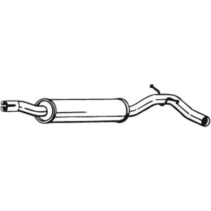 BOSAL 220-007 Välitilamuuppari - Pakoputken vaimennin BOSAL 220-007 Välitilamuuppari - Pakoputken vaimennin