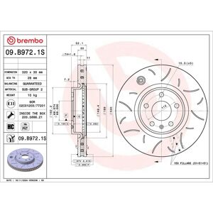 Jarrulevy Brembo 09.B972.1s Jarrulevy Brembo 09.B972.1s