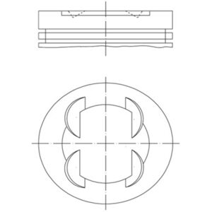 Mäntä Mahle 681 Pi 00109 002 Mäntä Mahle 681 Pi 00109 002