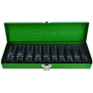 Voimahylsysarja Toptul 1/2 Tuumaa 10 Stk10 11 12 13 14 17 19 21 22 24 Mm Voimahylsysarja Toptul 1/2 Tuumaa 10 Stk10 11 12 13 14 17 19 21 22 24 Mm