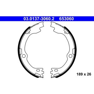 Jarrukenkä Ate 03.0137-3060.2 Jarrukenkä Ate 03.0137-3060.2