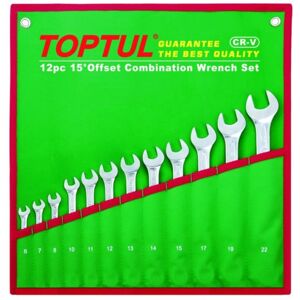 TOPTUL GAAA1213 Työkalusarja - Avain- ja ristikot 6-22mm TOPTUL GAAA1213 Työkalusarja - Avain- ja ristikot 6-22mm