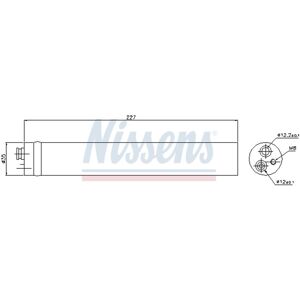 Kuivain, Ilmastointilaite Nissens 95453 Kuivain, Ilmastointilaite Nissens 95453